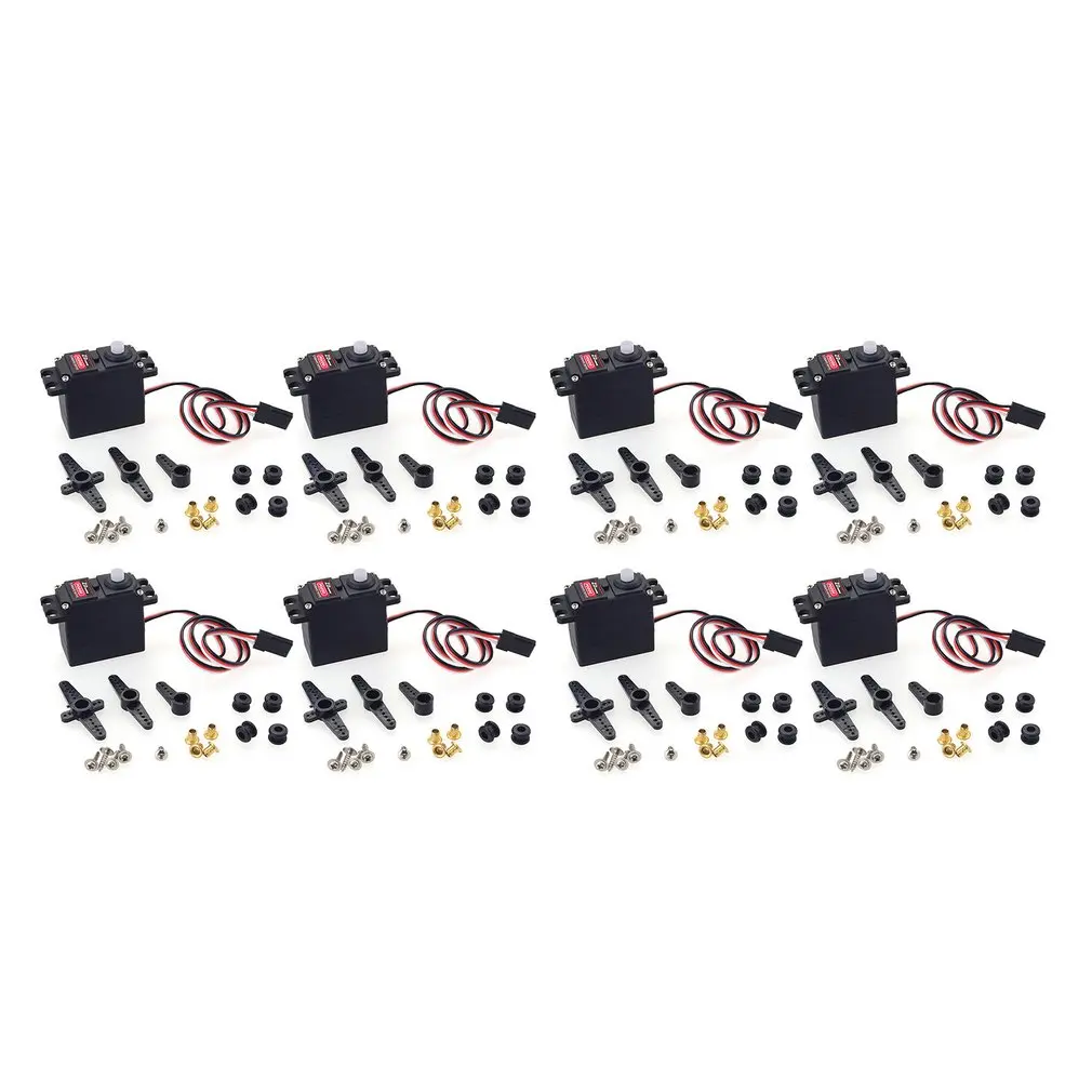 

8pcs ZD Racing P0200 20g Standard Steel Gear Full CNC Aluminium Shell Coreless Servo Waterproof Servo for Helicopter