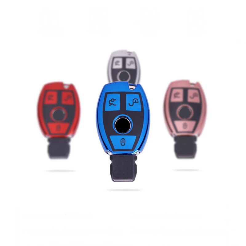 Модный новый мягкий ТПУ умный автомобильный защитный чехол для ключей полное