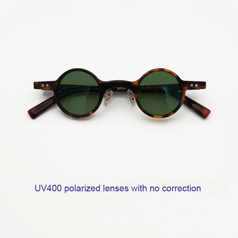 Gafas de sol Vintage con montura pequeña de 35mm, lentes sol polarizadas UV400 de oscuro, graduadas, antideslumbrantes y antirreflejos|De los hombres gafas de sol| - AliExpress