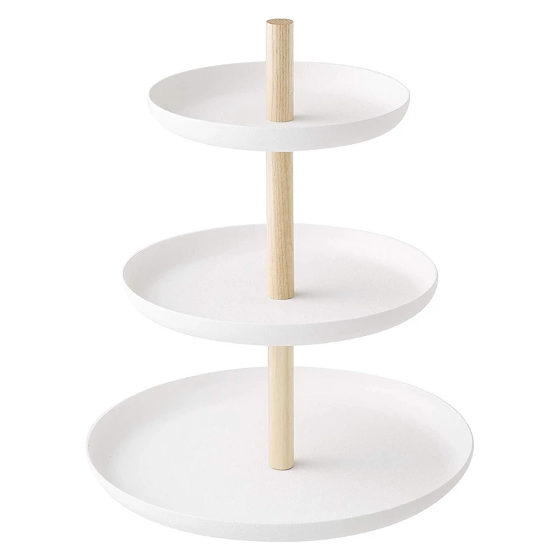 3 Tier Cake Stand Serving Tray Fruit Platter Elegant Wedding Cupcake Holder