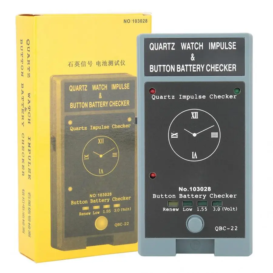 Watch Battery tester Portable Button Battery Meter Cell Voltage Current