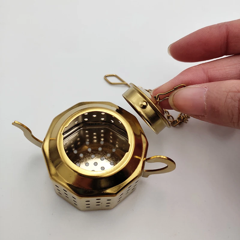Stainless Steel Tea Infuser Shaped Tea Infuser Kitchen Set Accessories Ball Spice Flower Strainer Herbal Strainer