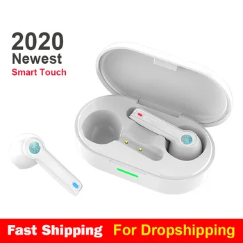 

New TWS Wireless Headphones Bluetooth 5.0 Earphone IPX6 Waterproof Touch HiFi 9D Stereo Earbuds Sports Running Gaming Headset