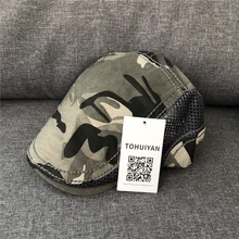 TOHUIYAN, камуфляжная хлопковая кепка Newsboy, летняя, дышащая, сетчатая, Boina, плоская кепка, мужская, Повседневная, остроконечная Кепка, s Wo, мужская, Ретро Камуфляж, берет, шапки