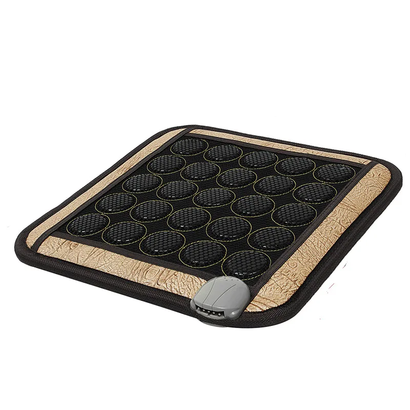 

HealthCare Jade Physiotherapy Heating Pad Far Infrared Heating Therapy Natural Jade Stone Mat Office Chair Mattress 45X45CM 220V