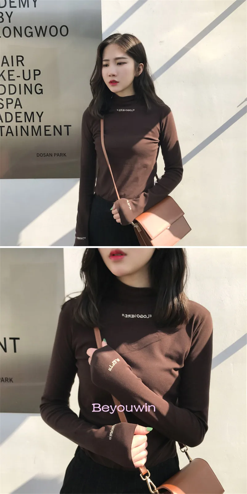 100 шт./лот, модная женская футболка simier, утолщенная женская футболка,, однотонная, зимняя, осенняя футболка