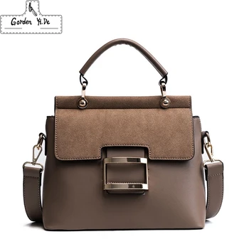 

2019 New Women Bag Vintage Shoulder Bags Buckle PU Leather Handbags Crossbody Bags for Women Famous Brand Spring Sac Femme