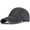 Gorra de béisbol de algodón lavada para hombre y mujer, gorro de béisbol de alta calidad, Estilo Vintage, ajustable, unisex, color negro, 2022 ► Foto 3/6