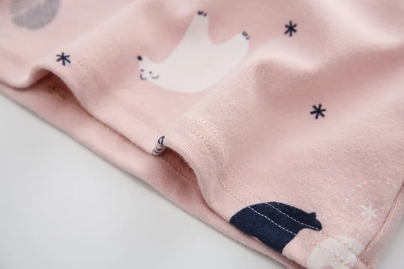 Комплекты осенне-зимней одежды пижамы для маленьких девочек новый детский домашний костюм Детская Пижама для девочек