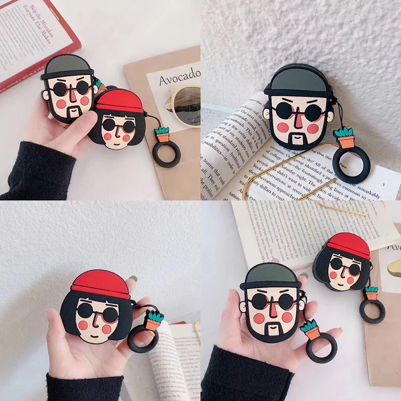 Дизайнерский чехол Vfor airpods Killer силиконовый чехол для airpod наушники bluetooth наушники чехол для Apple специальные чехлы 1 2