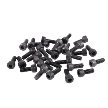 

M4 x 10mm 12.9 Alloy Steel Hex Socket Head Cap Screws Bolt Black 30pcs