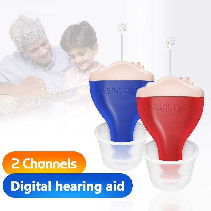 Hearing Aids 2 Channels 4 Bands Hearing Aid For Elderly Deafness