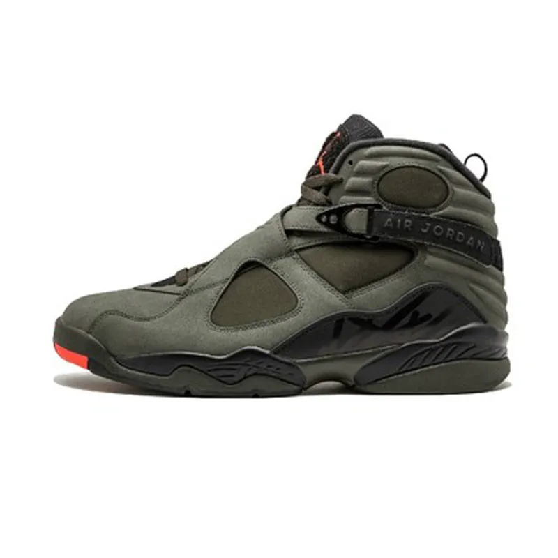 Оригинальные оригинальные мужские баскетбольные кроссовки FLIGHT Air Jordan 8 в стиле ретро, удобные спортивные уличные кроссовки 305381 - Цвет: 305381-305