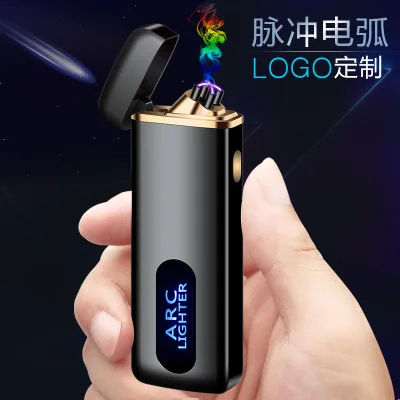 Новинка 2020 двойная плазменная дуговая зажигалка ветрозащитная электронная USB