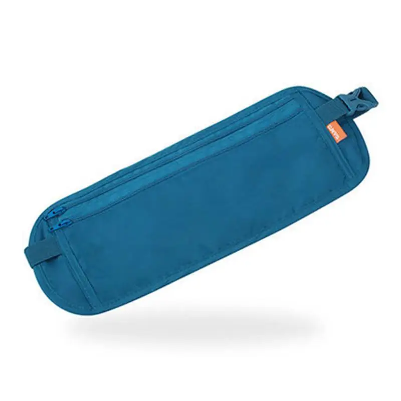 Kuulee поясные сумки для путешествий на открытом воздухе невидимые карманы Противоугонная упаковка Спортивная поясная сумка кошелек облегающие невидимые карманы