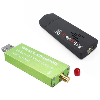 

USB2.0 DVB-T SDR+DAB+FM Dongle Stick Digital TV SDR Receiver & RTL2832U + R820T2+ 1Ppm TCXO TV Tuner Stick Receiver