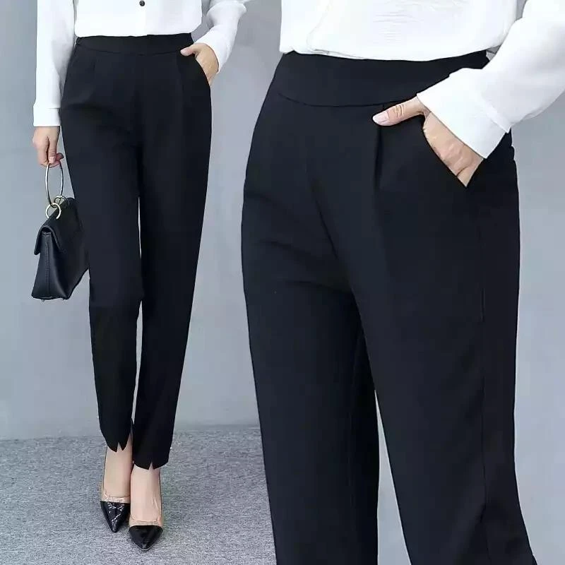 Autumn Spring Office Ladies Suit Pants 