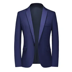 2021 autumn new suit men's Korean style self-cultivation single row one button single western jacket men's casual small suit
