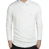 Brand Clothing New Spring Sweater Men Harmont V-neck Long Sleeve Solid Pull Embroidery Blaine Pullover Men Sweaters 4