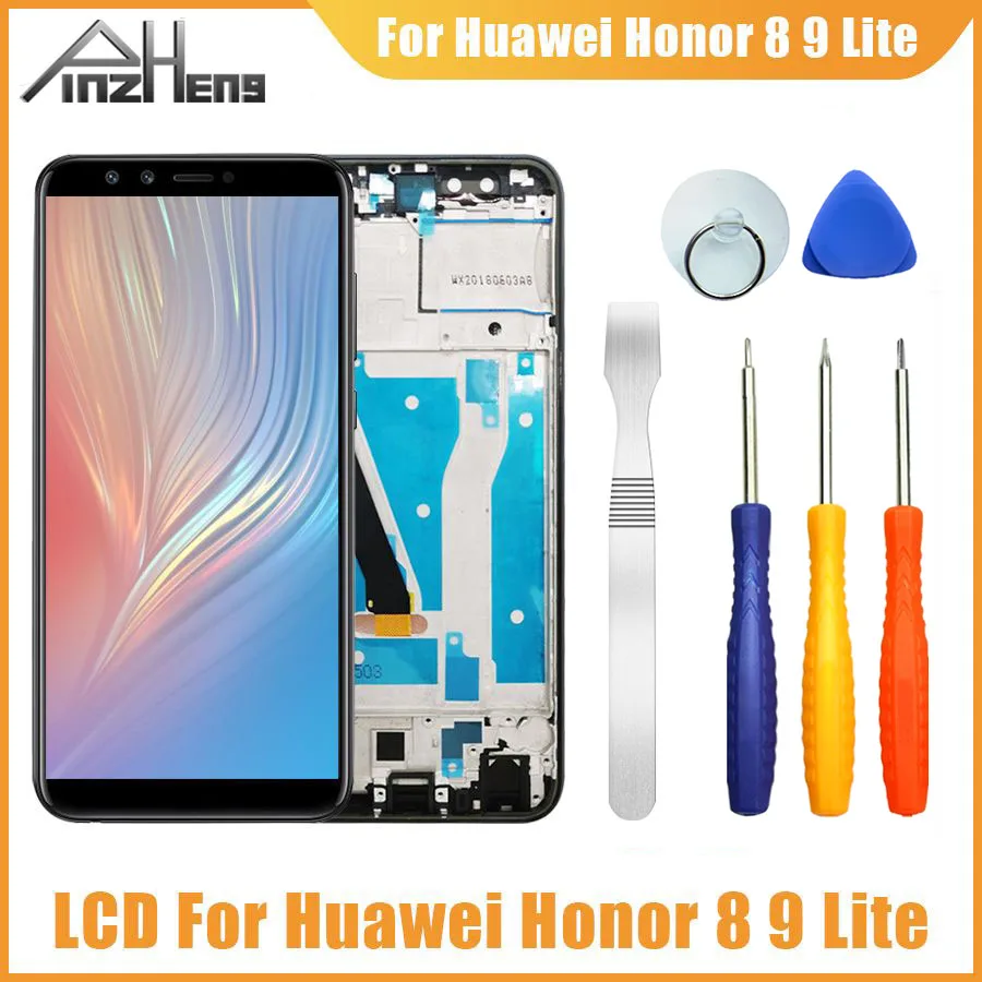 

PINZHENG AAAA Original LCD For Huawei Honor 8 9 Lite Display Touch Screen Digitizer Replacement For Honor 8 9 Lite LCD Screen