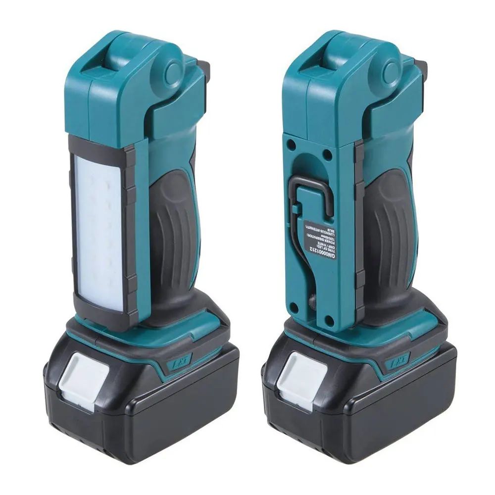 Hook Type Rechargeable LED Cordless Flashlight Lighting DML801 240/120 Lumens 18V