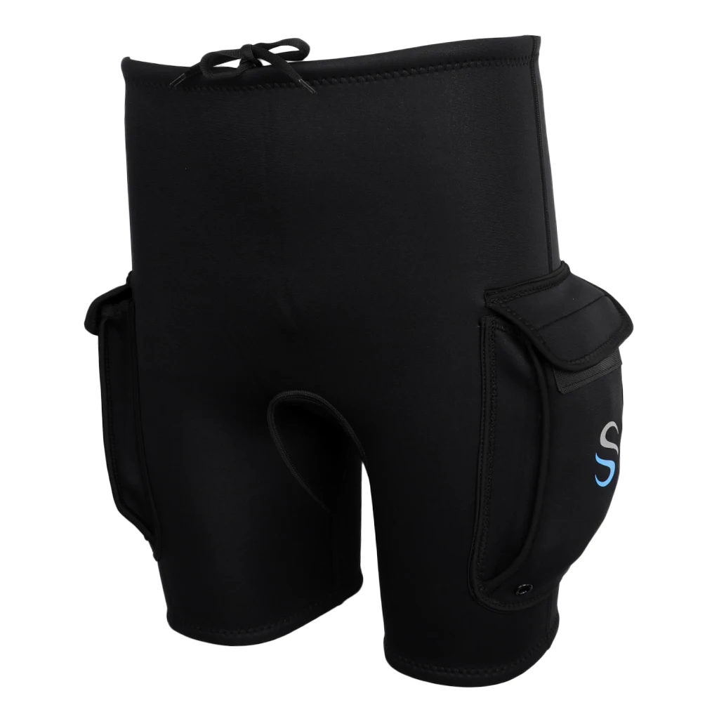 3mm Wetsuit Shorts with Pocket Neoprene Tech Scuba Diving Snorkeling Fishing Surfing Kayaking Canoeing Short Pants Men