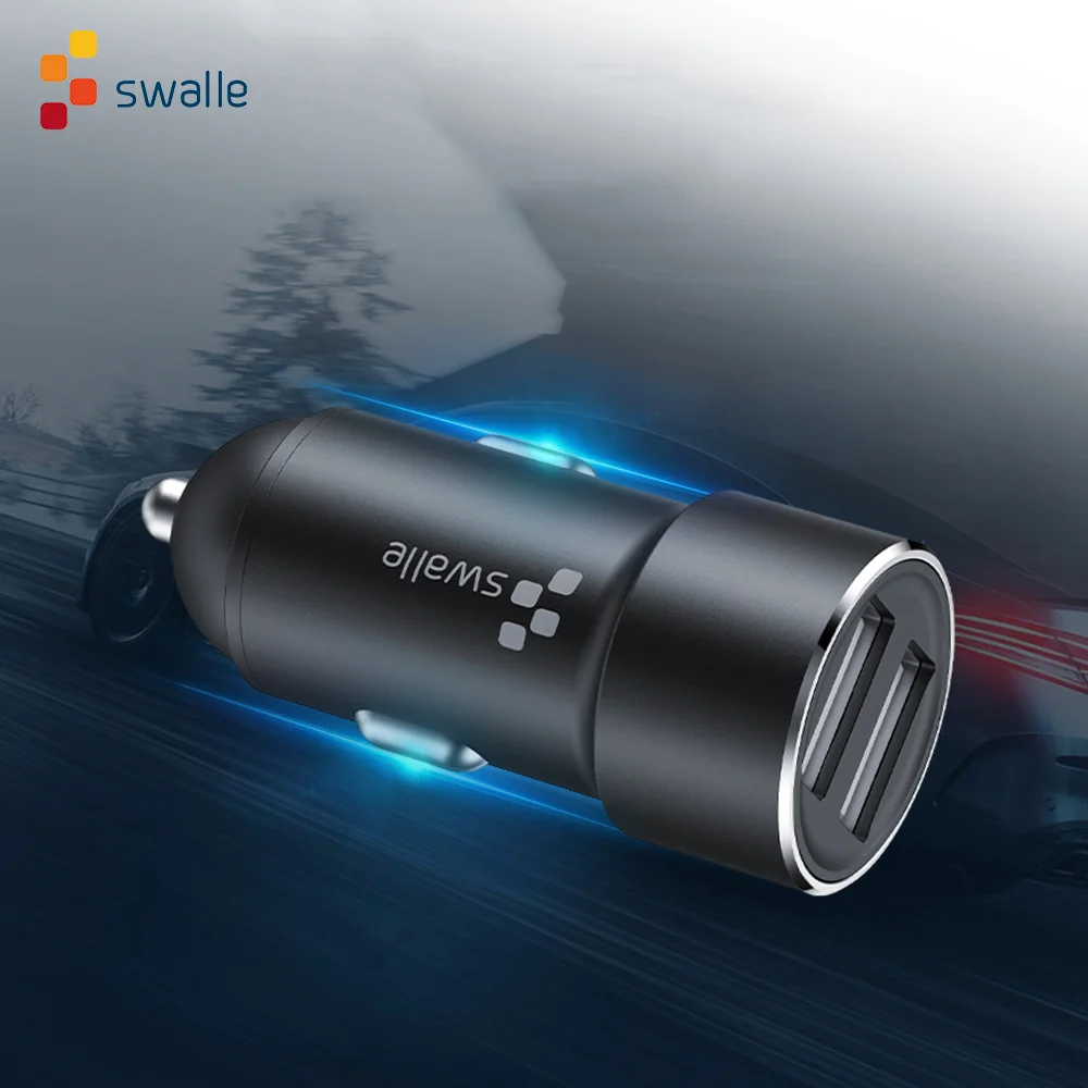 Автомобильное зарядное устройство Swalle 5 В 3 4 А USB для Xiaomi mi 9 Huawei P30 Pro быстрая