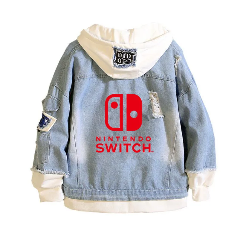 Men's playstation Fashion Denim Jacket 