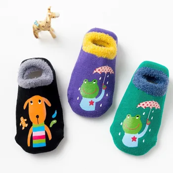 

New Fashion Baby Socks for Girl Boy Children's Cute Cartoon Non-Slip Cotton Floor Socks Kids Socks