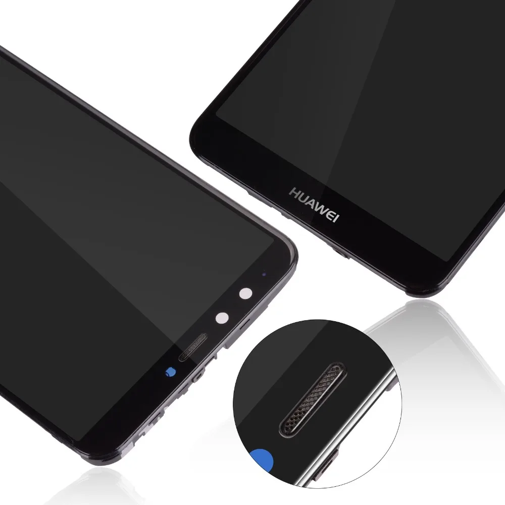 ЖК экран с рамкой для HUAWEI Y9 2018 оригинальный сенсорный FLA L22 LX2 LX1 LX3 дисплей|Экраны