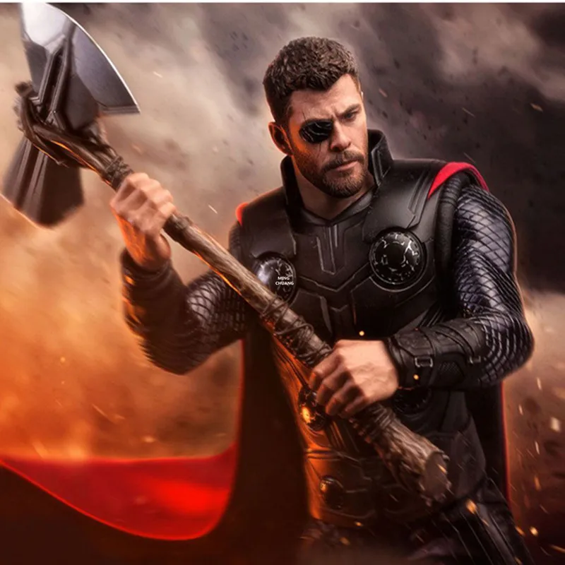 41 "Мстители Тор оружие Stormbreaker Cosplayer 1/1 масштаб праздничное украшение для подарка сплав фигурка игрушка коробка 105 см V876