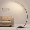 Nordic Arc Shape Floor Lamp Modern Led Dimmable Remote Control Standing Lamp For Living Room Bedroom Study Room Decor Lighting N ► Photo 2/6