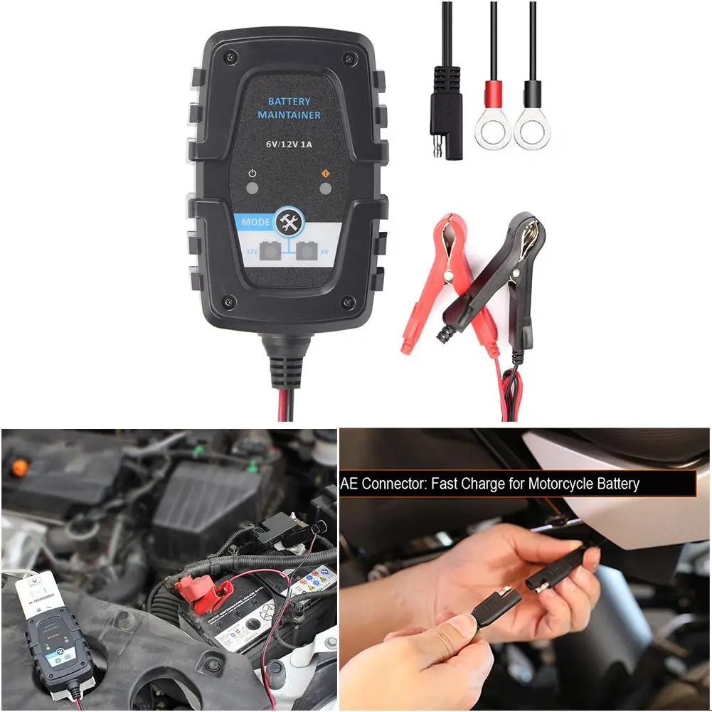 Chargeur de Batterie Auto Rapide 12V, Mainteneur de Batterie