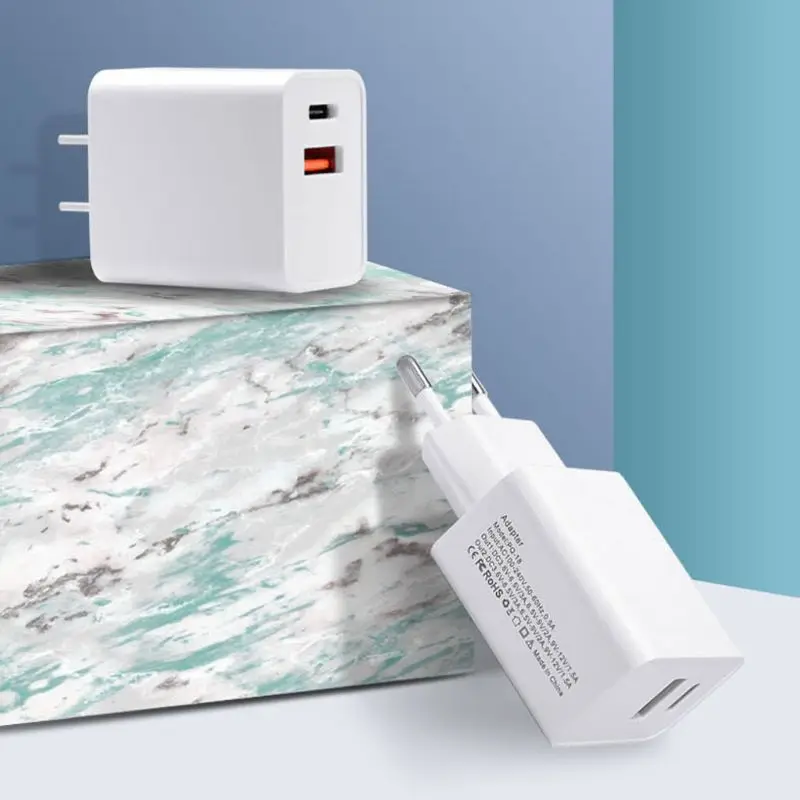 Быстрая зарядка QC3.0 type C PD3.0 USB быстрое зарядное устройство адаптер для мобильного телефона планшета
