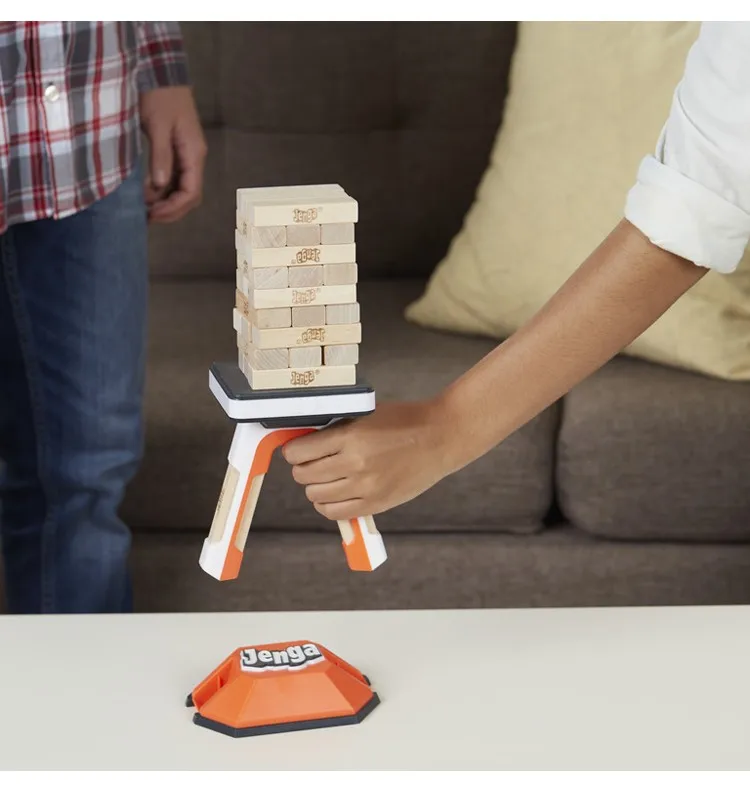 Hasbro JENGA слоистый классический выпуск детская настольная игра конструктор строительные блоки деревянные игровые игрушки для детей