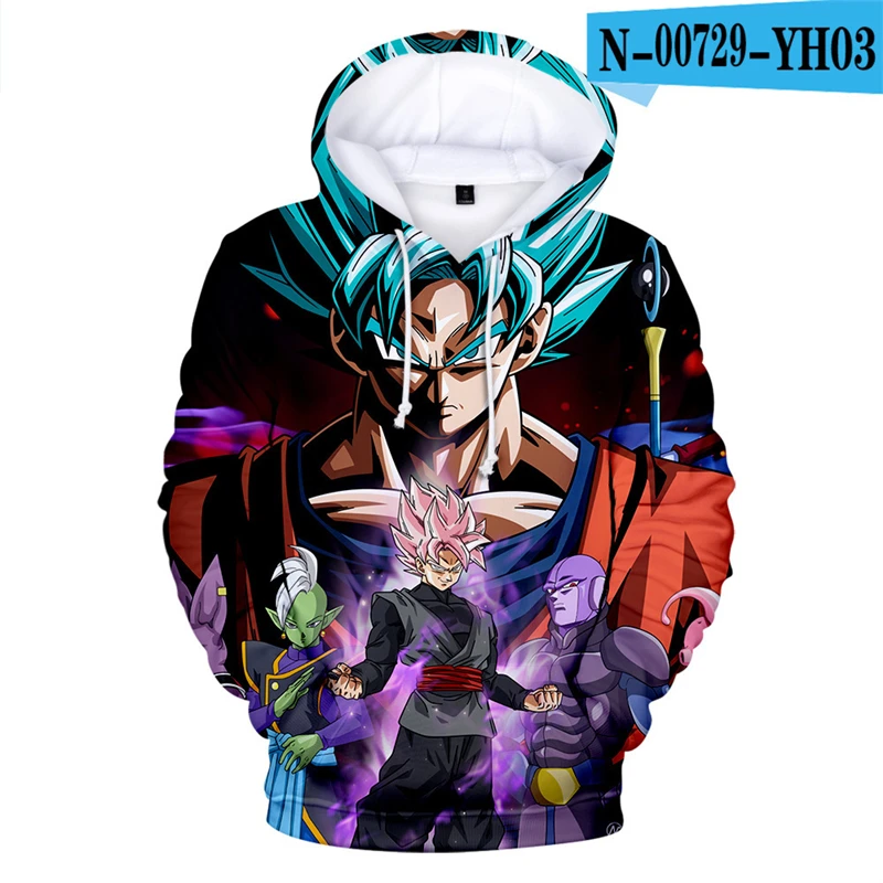01 3D Аниме Толстовка Dragon Ball Z с карманом, толстовки с капюшоном, Poleron Hombre, уличная одежда, Sudadera Dragon Ball, толстовка с капюшоном, мужская куртка - Цвет: 01