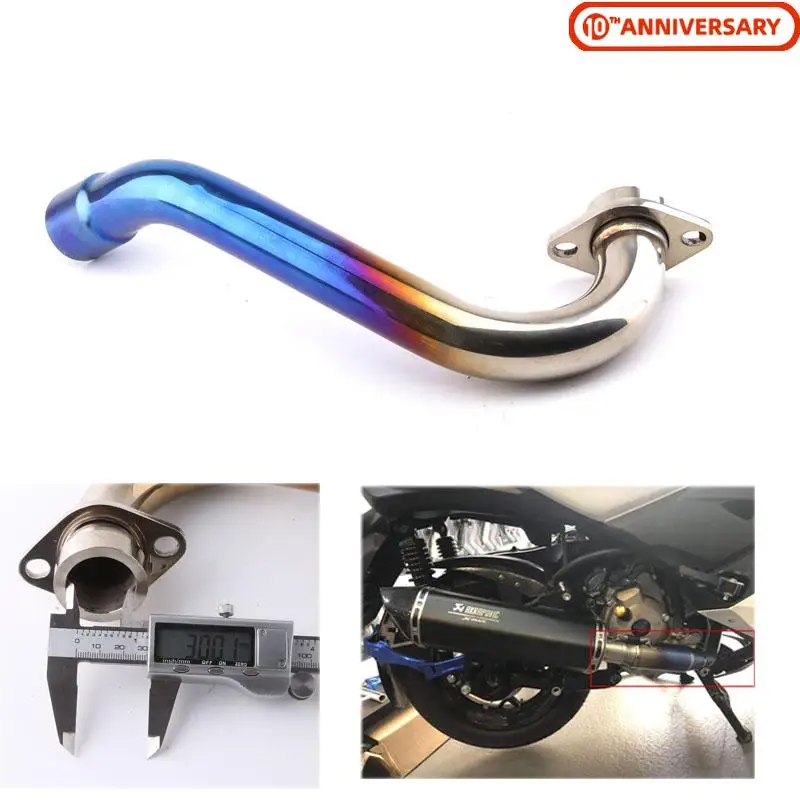 Для Xmax 300 выхлопная передняя Труба для Yamaha XMAX300 2017 2018 X max аксессуары модификаций
