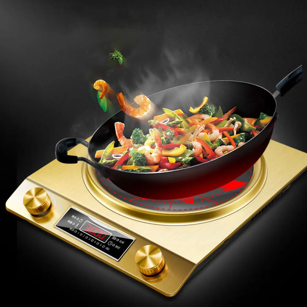 

Household Concave Induction Cooker 3500W Stove High-power Electric Stove Commercial Energy-saving Stir-Fry Cooktop