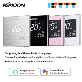 

KKmoon Thermostats Digital Underfloor Heating Thermostat for Electric Heating System Floor Air Sensor WiFi Temperature Controll