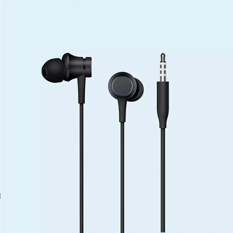 Наушники вкладыши Xiaomi Piston со встроенным микрофоном и проводным управлением 100%