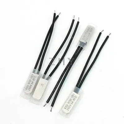 

4 Pcs Temperature Switch Thermostat Circuit Protector 95C NC KSD9700