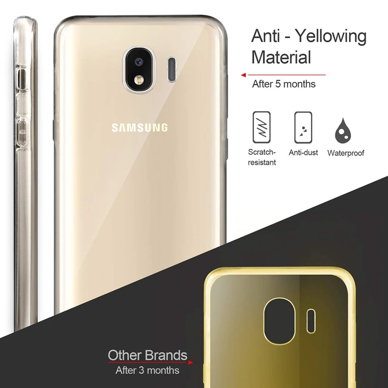 Мягкая задняя крышка из ТПУ для телефона Samsung Galaxy J2 Core Prime Pro 2018 прозрачные