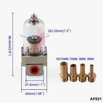 

Reservoir Tank Engine oil separator Diesel Filter Fuel Breather Out impurities Connector Universal Catch