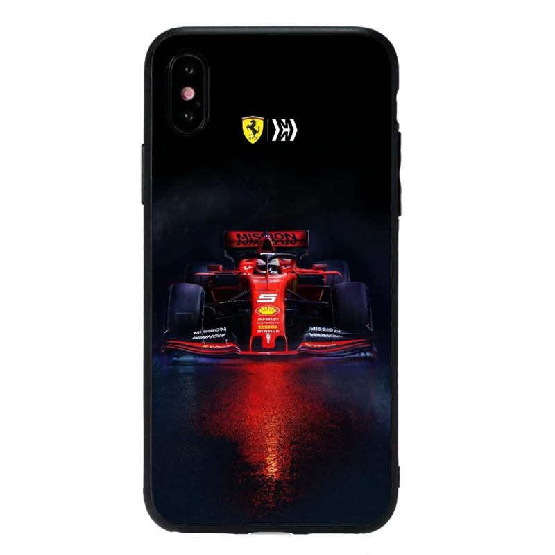 Силиконовый мягкий черный чехол для телефона Formula 1 Racing F1 для iPhone X XS MAX 6 6s 7 7plus 8 8Plus 5 5S SE XR 10 11 11Pro MAX - Цвет: TPU