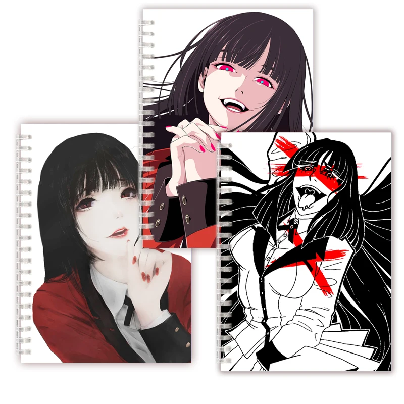 Kakegurui Yumeko Jabami спиральная записная книжка записка книга платье для девочек в стиле
