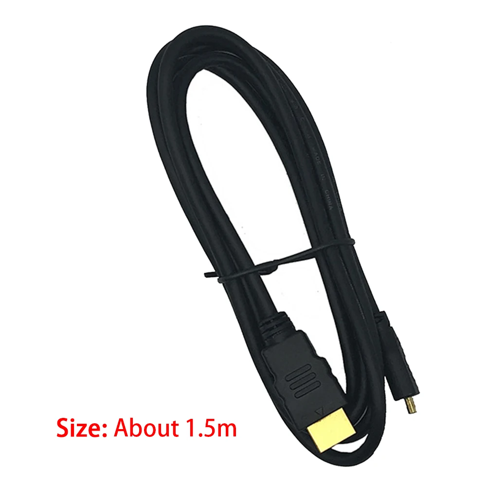 Прочный высокоскоростной адаптер Портативный 4K 1080P 1,5 м видео кабель Micro HDMI к HDMI разъем стабильный HDTV для Raspberry Pi 4 модели