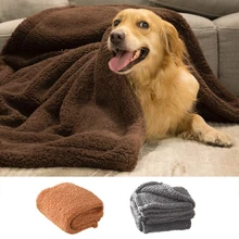 Мягкая Плюшевая кровать для спящей собаки для маленьких, средних и больших собак, кошек, дышащее теплое одеяло для кровати, щенок, чихуахуа, Тедди для питомца для собаки, коврик для кровати