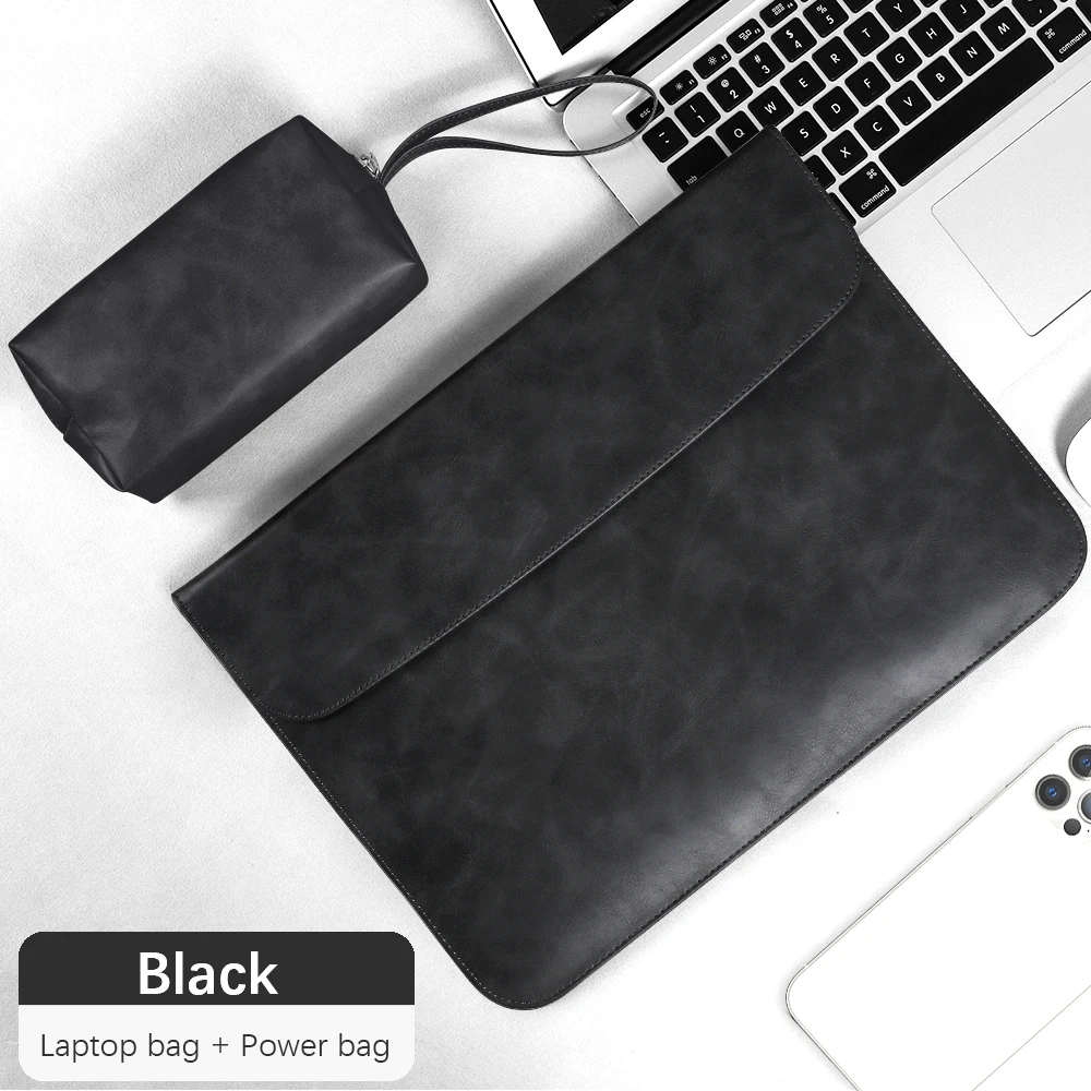 thumbnail image 1 of Maletín para Macbook Air 13, funda para Macbook Pro 13, funda para Macbook Air M1, funda para portátil 13,3 14 15 15,4 16 pulgadas, bolsa para portátil 15 6, 1 of 5