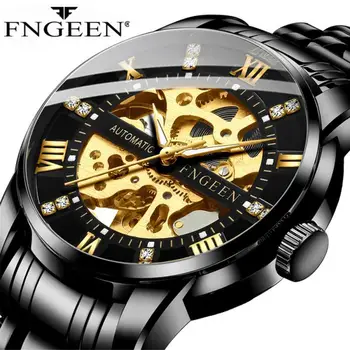 

FNGEEN Mechanical Watch Men Business Reloj Hombre Sport Luxury Automatic Tourbillon Watches Male clock 2020 Relogio Masculino