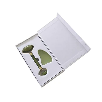 

Natural Jade Facial Massage Roller Quartz Roller Slimming Face Massager Lifting Tool Stone Skin Massage Beauty Care Set Box